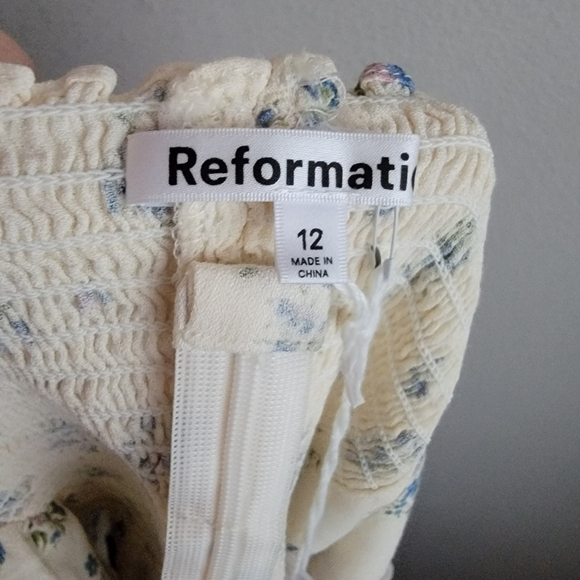 Reformation Ellora Top in Blaire size 12 NWT - Picture 7 of 10